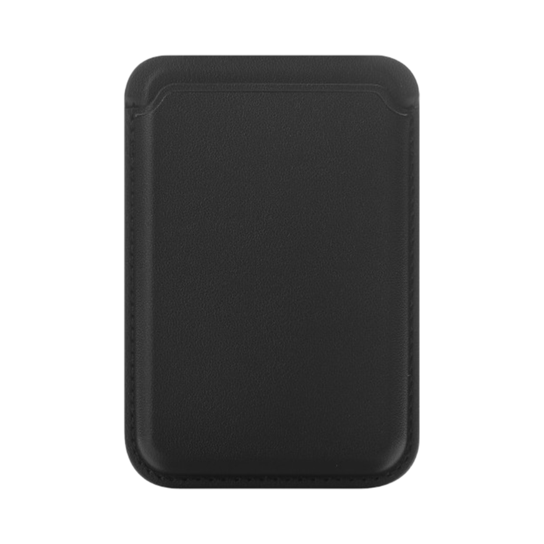 S353000001 SINJIMORU MagSafe Vica Card Holder iPhone Vegan Leather Wallet Case Black