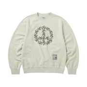 Thisisneverthat x Grateful Dead Peace Bears Reversible Crewneck Blue Heather Grey