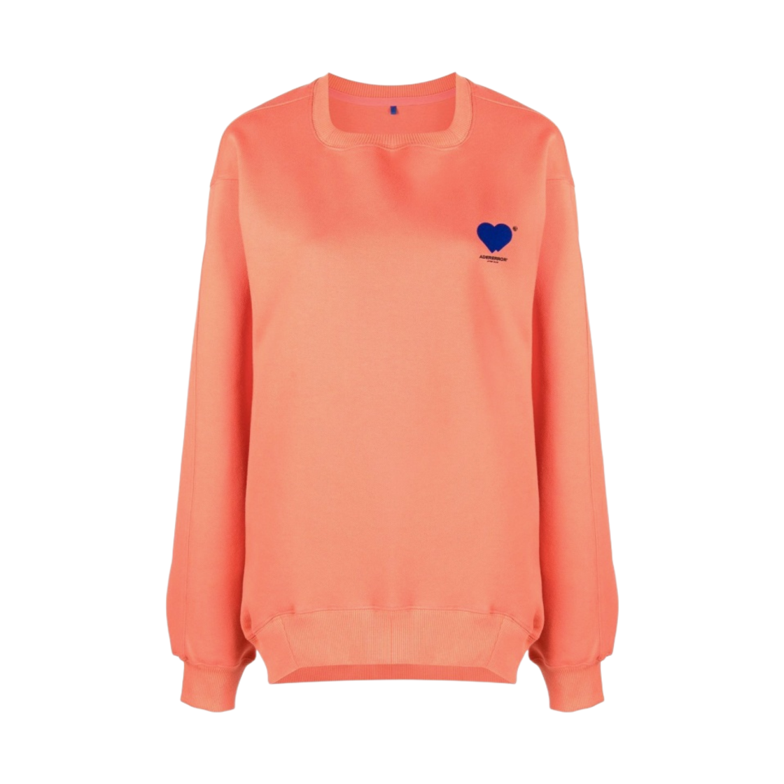 BLASSSW02SM Ader Error Heart Patch Sweatshirt 02 Salmon