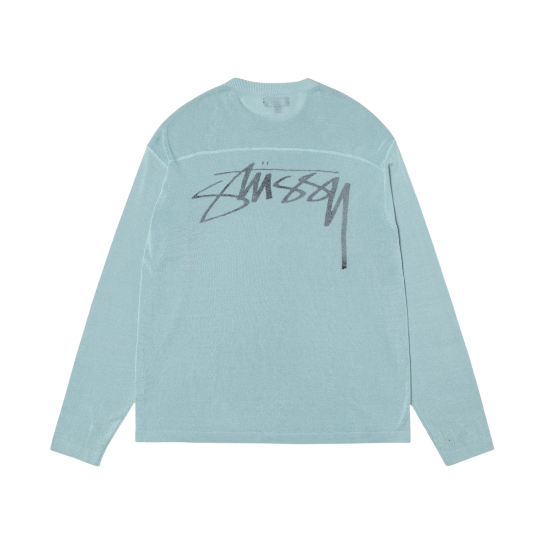 스투시 풋볼 스웨터 라이트 블루