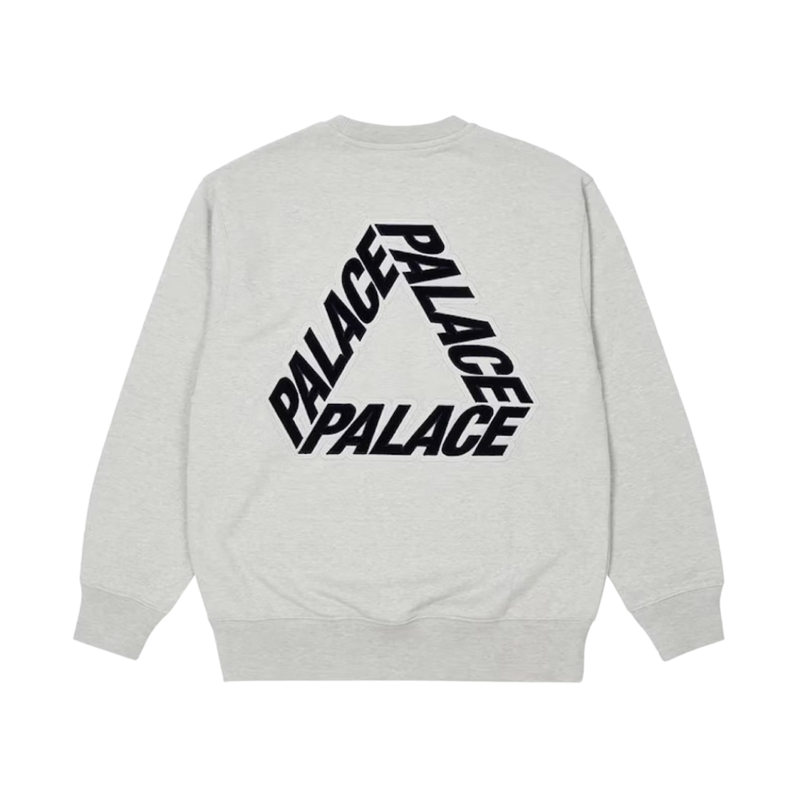 팔라스 P-3 아플리케 크루넥 그레이 말 - 22FW