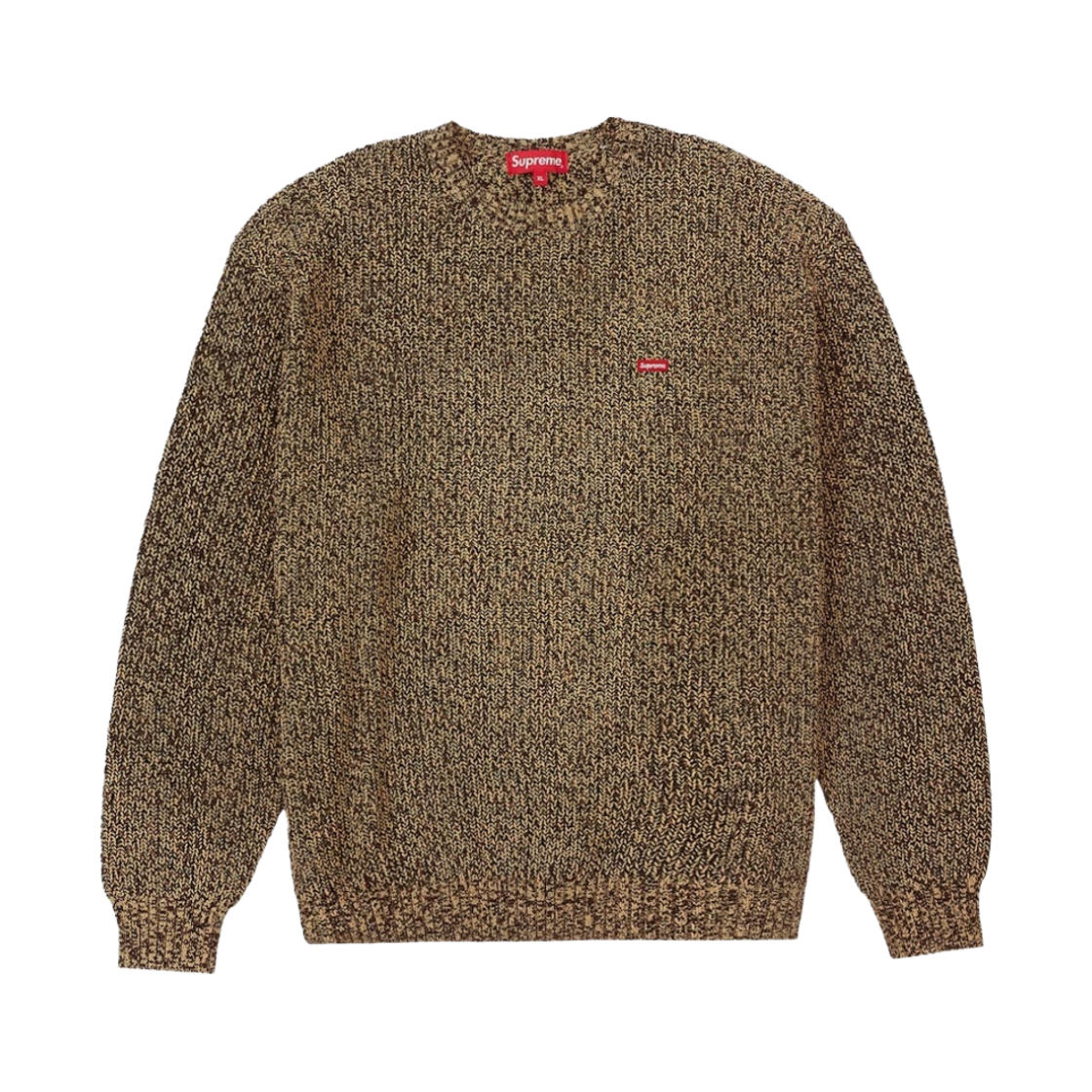 슈프림 멜란지 립 니트 스웨터 브라운 - 21FW | Supreme | KREAM