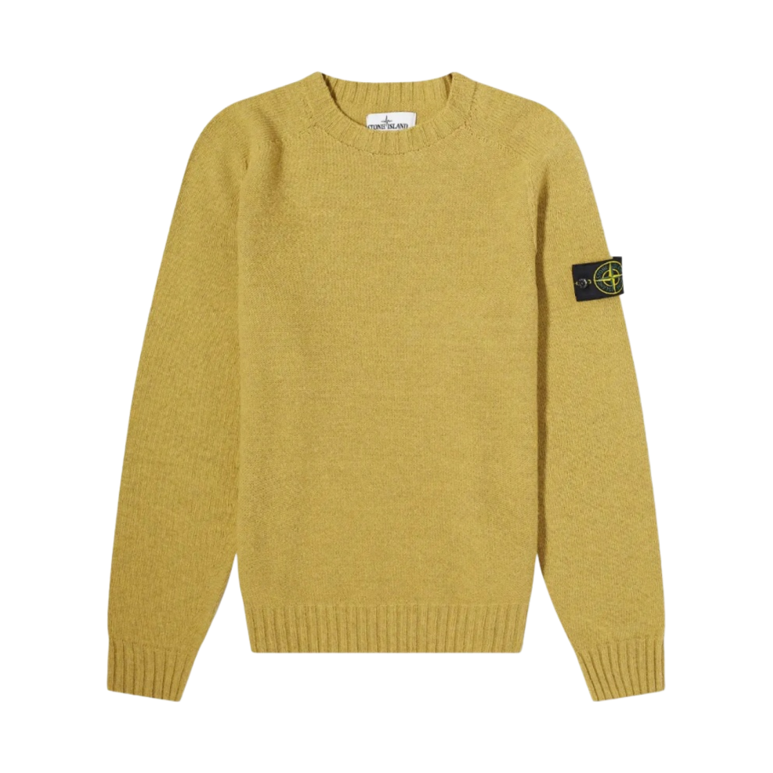 스톤 아일랜드 505A3 램스울 크루넥 니트 다크 베이지 - 21FW(Stone Island 505A3 Lambswool Crewneck Knit Dark Beige - 21FW) - 1