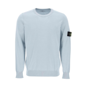 Stone Island 540B2 Soft Cotton Crewneck Knit Sky Blue - 24SS