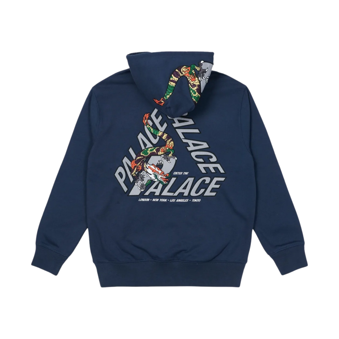 팔라스 드래곤 P-3 후드 네이비 - 22FW(Palace Dragon P-3 Hood Navy - 22FW) - 1