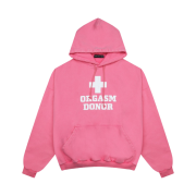 Project G/R Orgasm Donor Hoodie Washed Pink