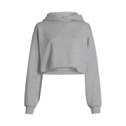 (W) Alo Yoga Bae Hoodie Athletic Heather Grey