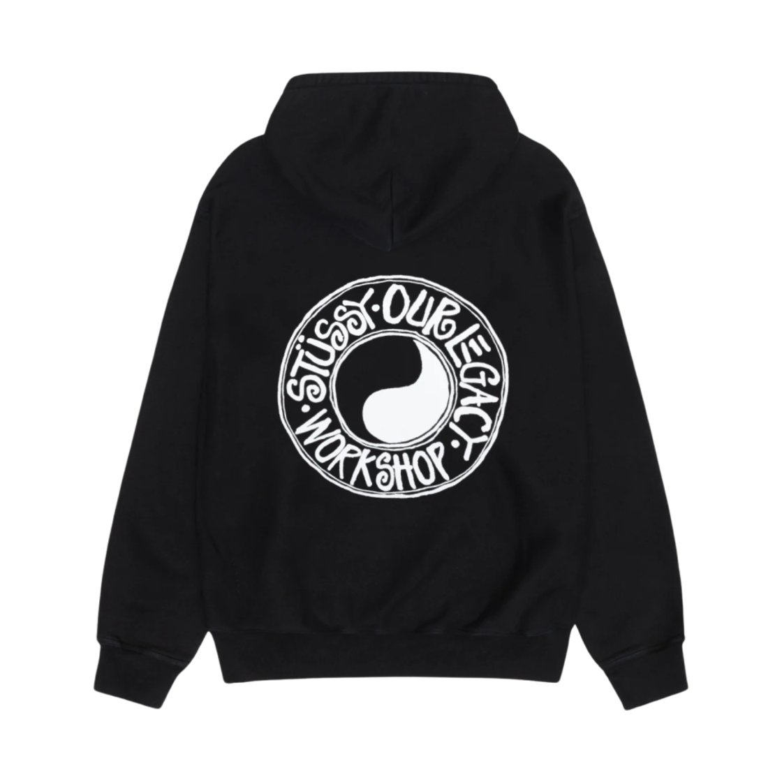 스투시 x 아워레가시 워크샵 피그먼트 다이드 부아나 후드 블랙(Stussy x Our Legacy Work Shop Pigment Dyed Buana Hoodie Black)