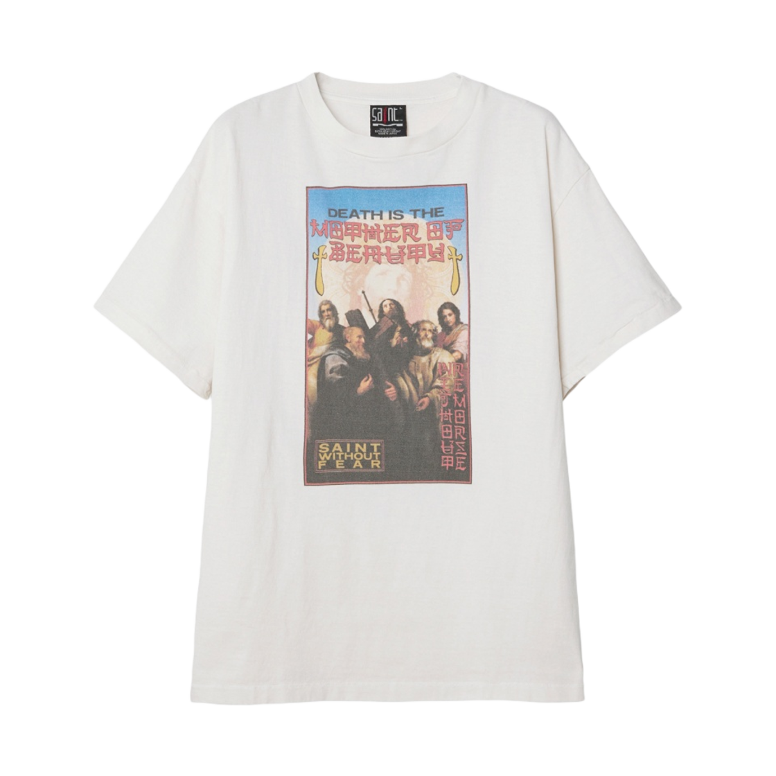 세인트 마이클 x RK 윗아웃피어 티셔츠 화이트 - 23AW