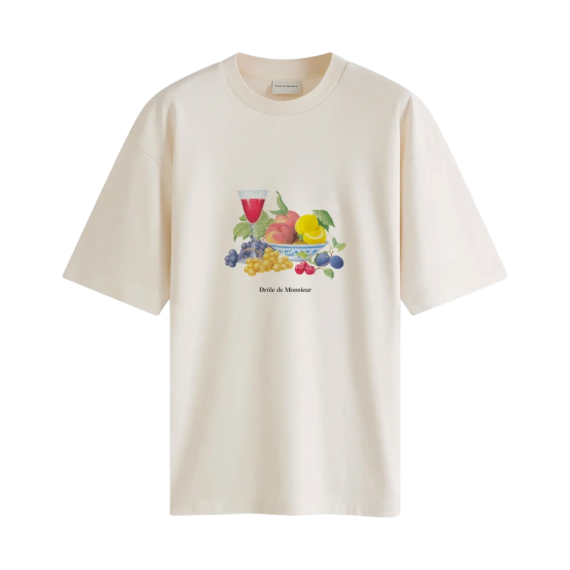 드롤 드 무슈 베이스 아 프루츠 르 티셔츠 크림(Drole de Monsieur Vase a Fruits Le T-Shirt Cream)