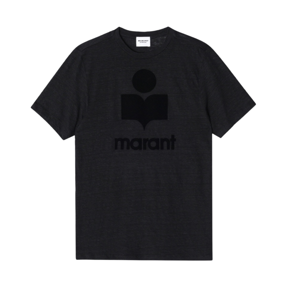 (W) 이자벨 마랑 즈웰 로고 티셔츠 블랙 - 23SS