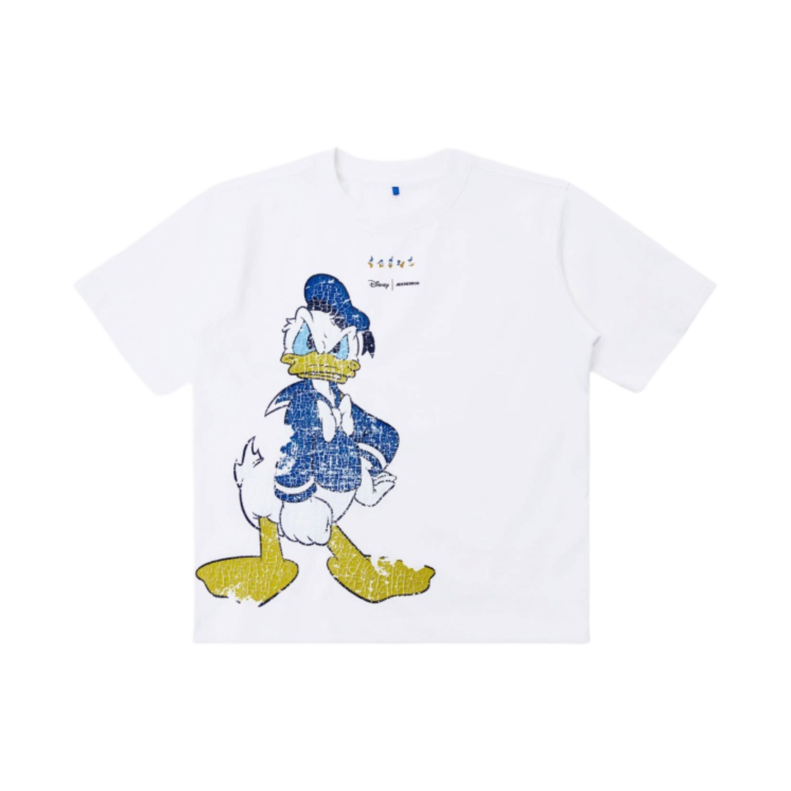 키즈) 아더에러 x 디즈니 도날드 덕 티셔츠 01 오프 화이트