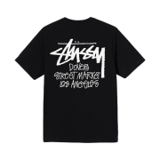 Stussy Stock DSM Los Angeles T-Shirt Black