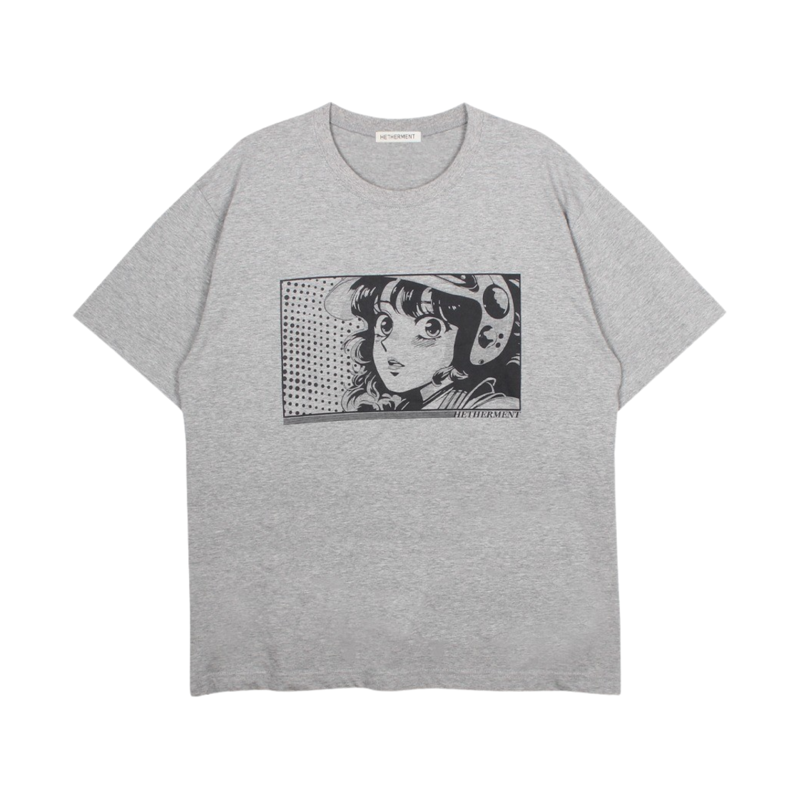 HTTPHT24AMB00 Hetherment Hether Sequence T-shirts Melange - Dark navy