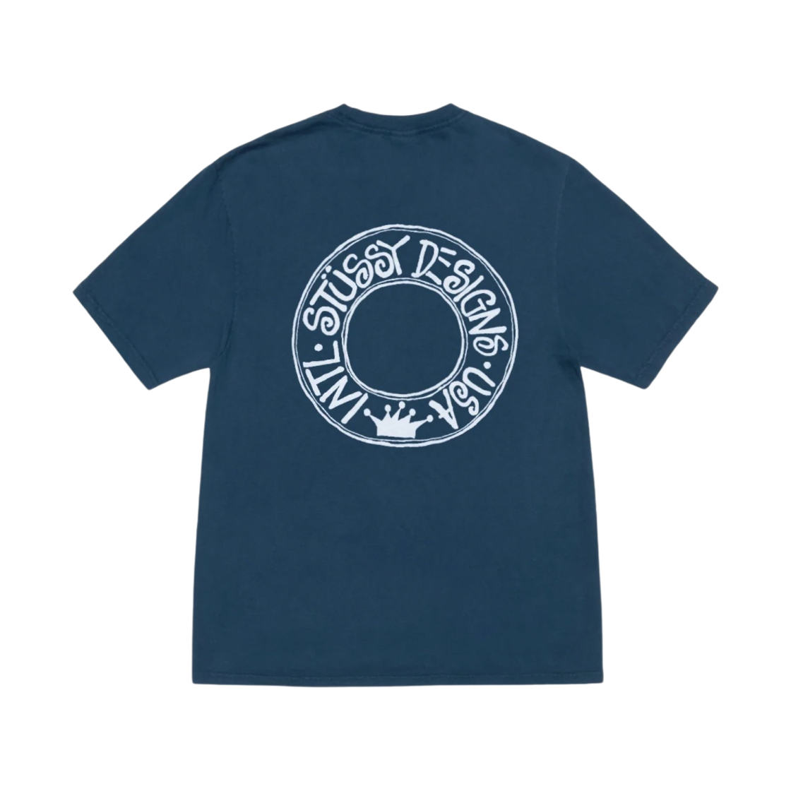 스투시 부아나 피그먼트 다이드 티셔츠 네이비(Stussy Buana Pigment Dyed T-Shirt Navy)