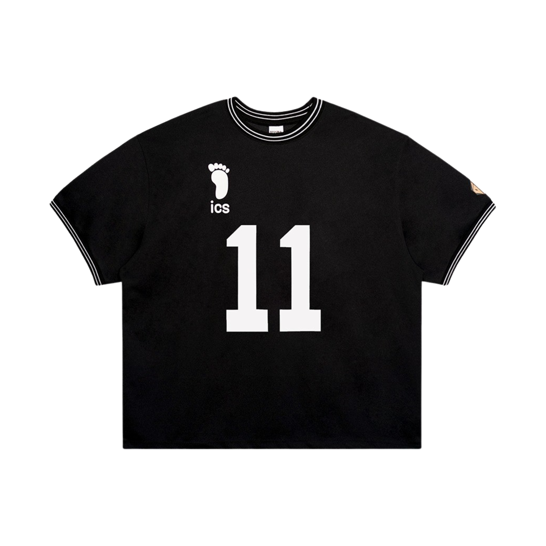ERHKT007_06 EERST x HAIKYU!! Sports HF T-shirt Black Inarizaki 11