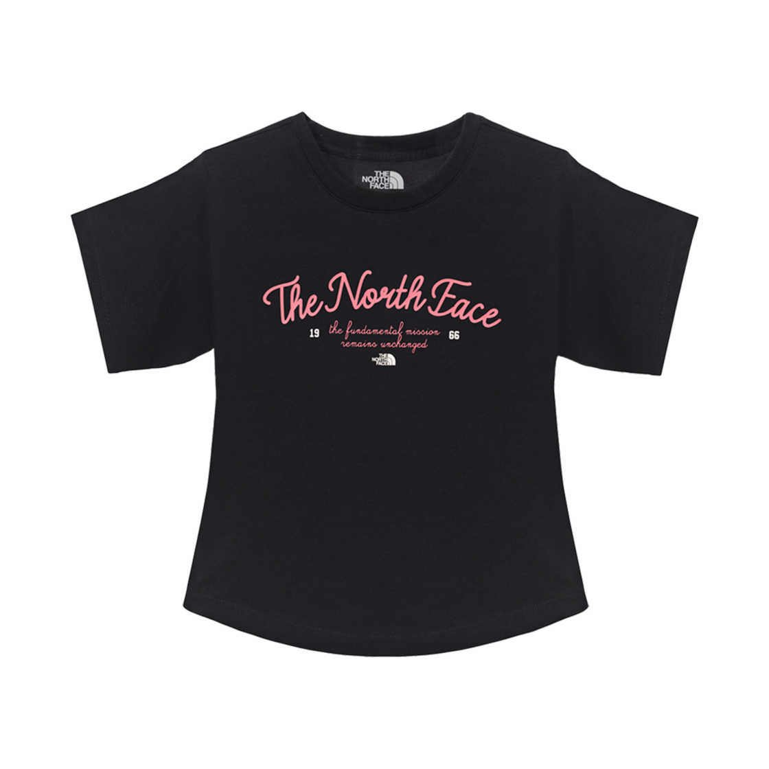 NT7UR33L (W) The North Face Lettering S/S Round T-Shirt Black - 25SS