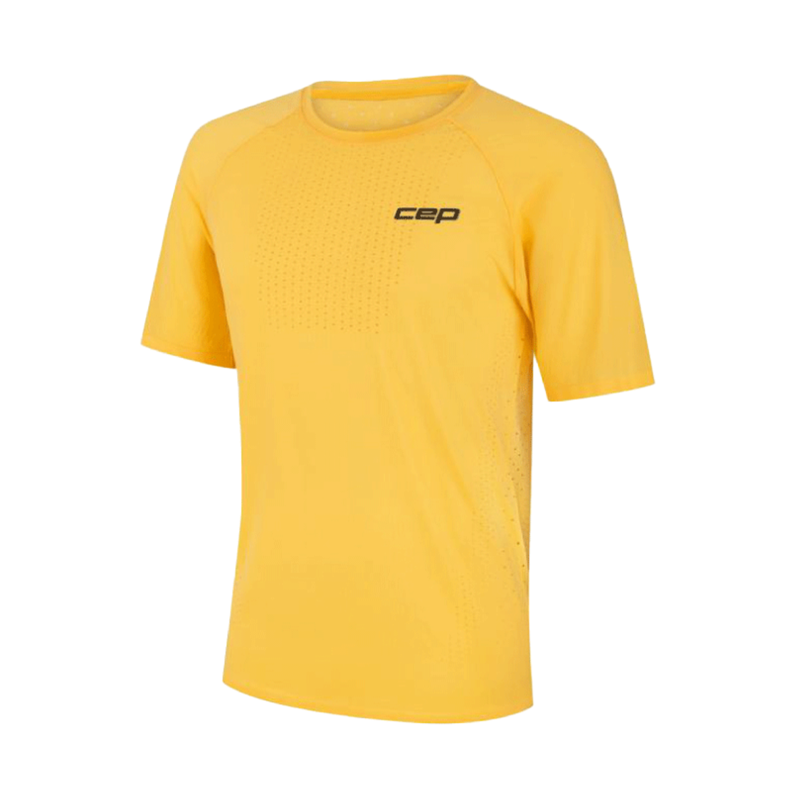 CEP 코어 런 울트라라이트 런 셔츠 숏 슬리브 V3 마리골드 남성용(CEP Core Run Ultralight Run Shirts Short Sleeve V3 Marigold Men)