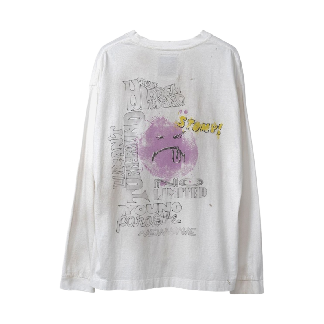 메종 미하라 야스히로 디스트레스드 롱슬리브 티셔츠 화이트(Maison Mihara Yasuhiro Distressed L/S T-Shirt White) - 2