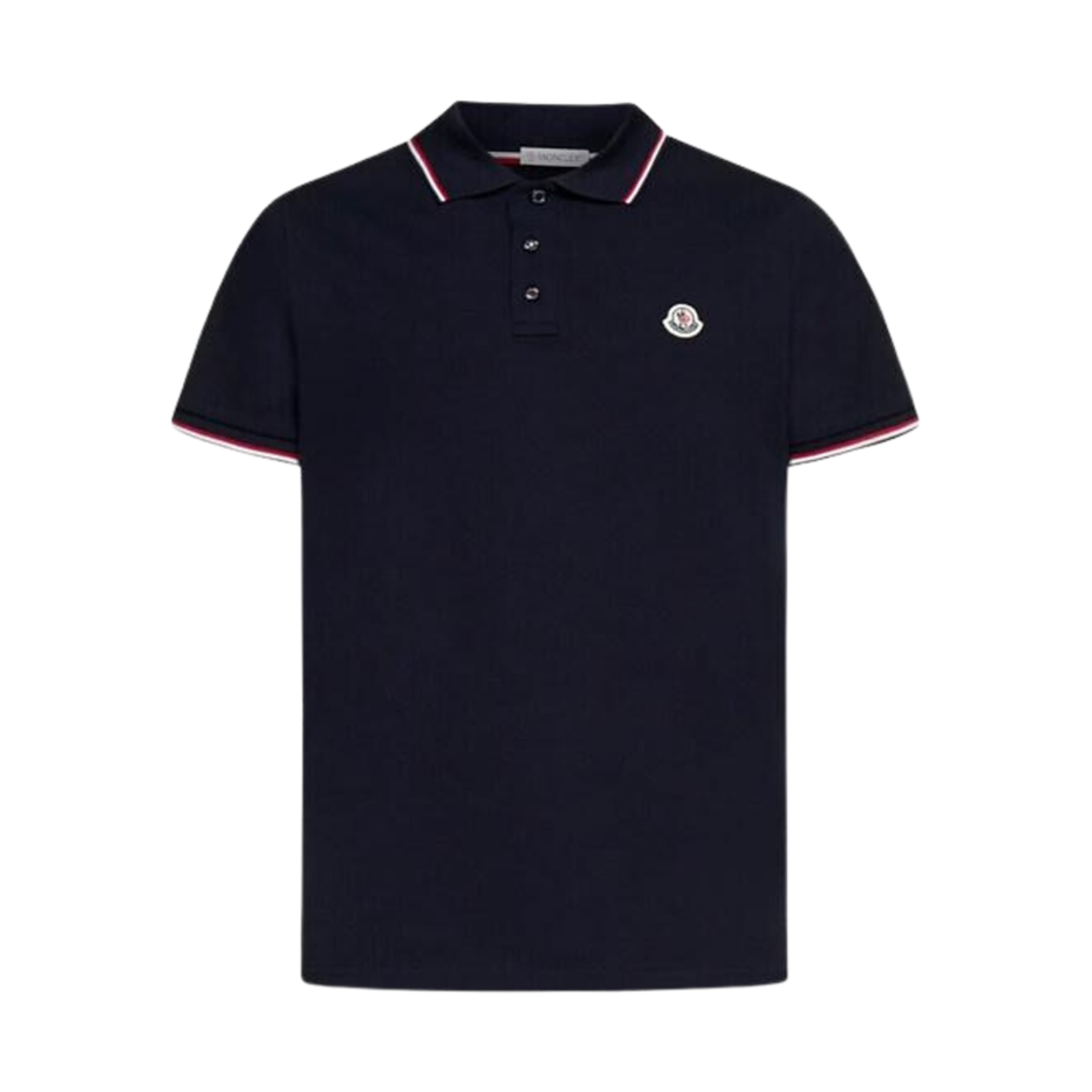 몽클레르 로고 패치 폴로 셔츠 네이비 - 24FW(Moncler Logo Patch Polo Shirt Navy - 24FW)