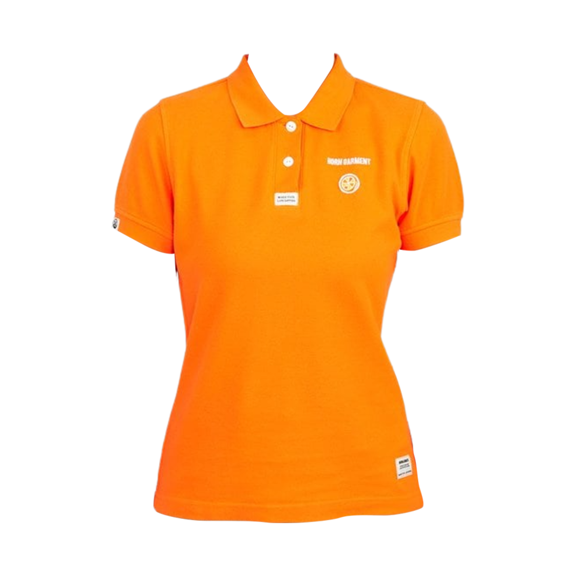 (W) 혼가먼트 골프 웨어 폴로 티셔츠 오렌지((W) Horn Garment Golf Wear Polo T-Shirt Orange)