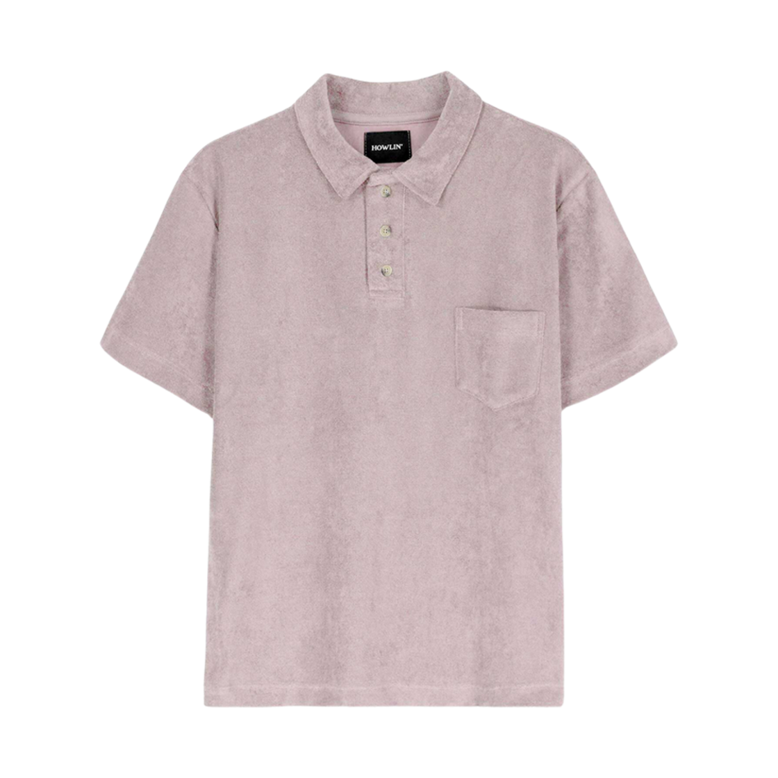 - Howlin Mr Fantasy Collar T-Shirt Cloud Pink