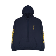 Chrome Hearts 1988 Script Logo Fleece Hoodie Navy