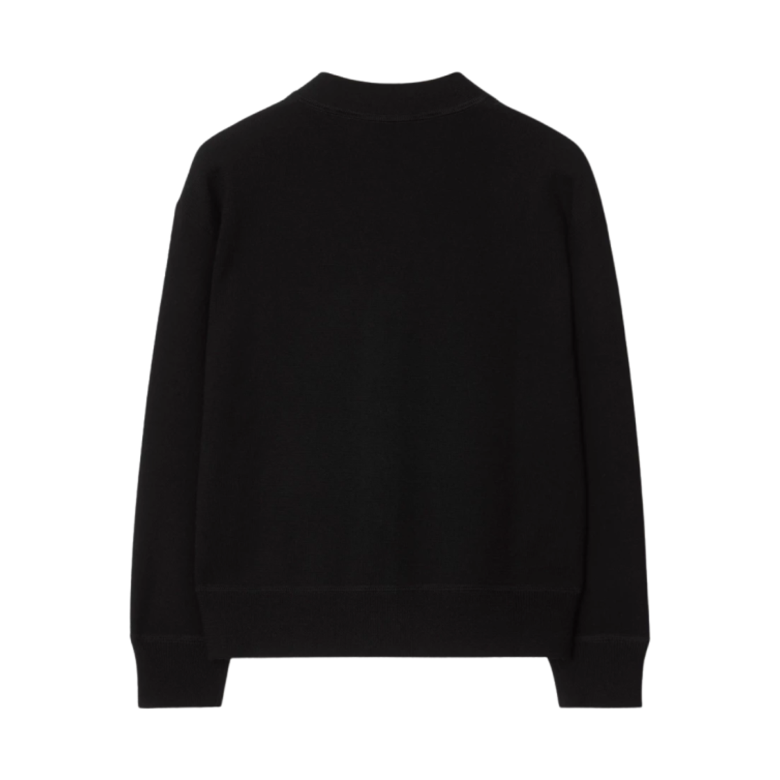 (키즈) 버버리 체크 라벨 울 가디건 블랙((Kids) Burberry Check Label Wool Cardigan Black) - 2