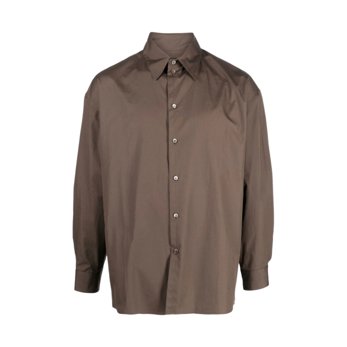 르메르 레귤러 칼라 트위스티드 셔츠 카카오(Lemaire Regular Collar Twisted Shirt Cacao) - 1
