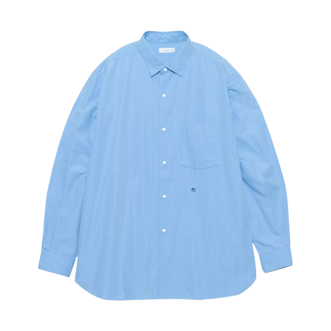 SUGS400 Nanamica Regular Collar Wind Shirt Sax