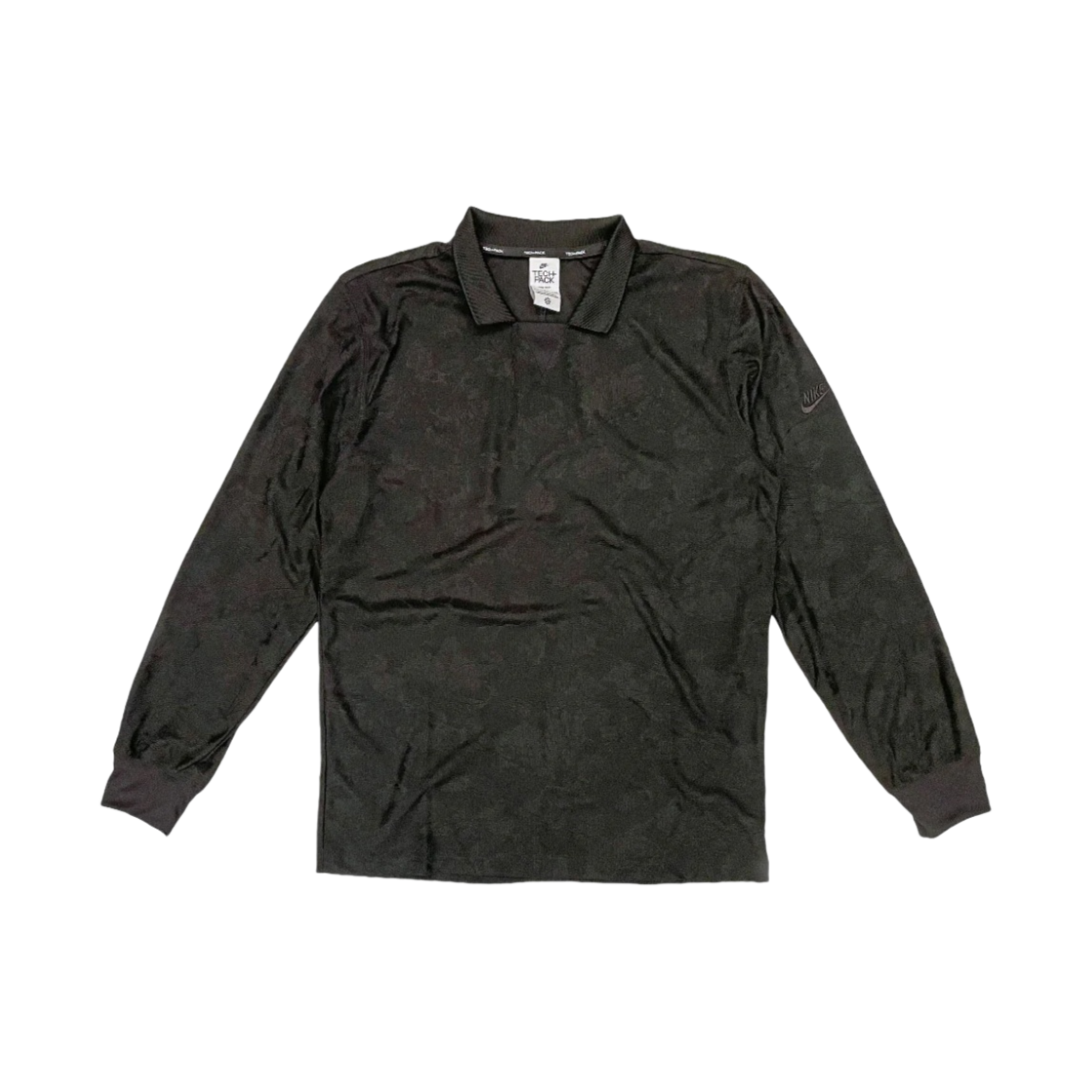 나이키 NSW 드라이핏 테크 팩 플로랄 롱슬리브 티셔츠 블랙 - US/EU(Nike NSW Dri-Fit Tech Pack Floral LS T-Shirt Black - US/EU) - 1