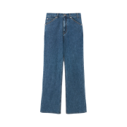 STU Stripe Denim Pants Mid Blue