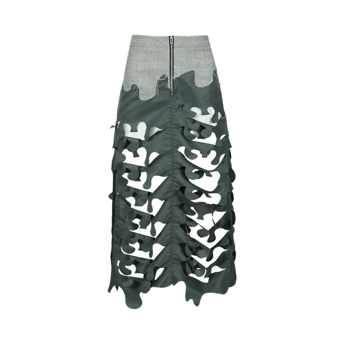 [KREAM 단독] ADSB 앤더슨벨 우먼 레이저 컷팅 롱스커트 카키([KREAM 단독] ADSB Andersson Bell Women Laser-Cutting Long Skirt Khaki)