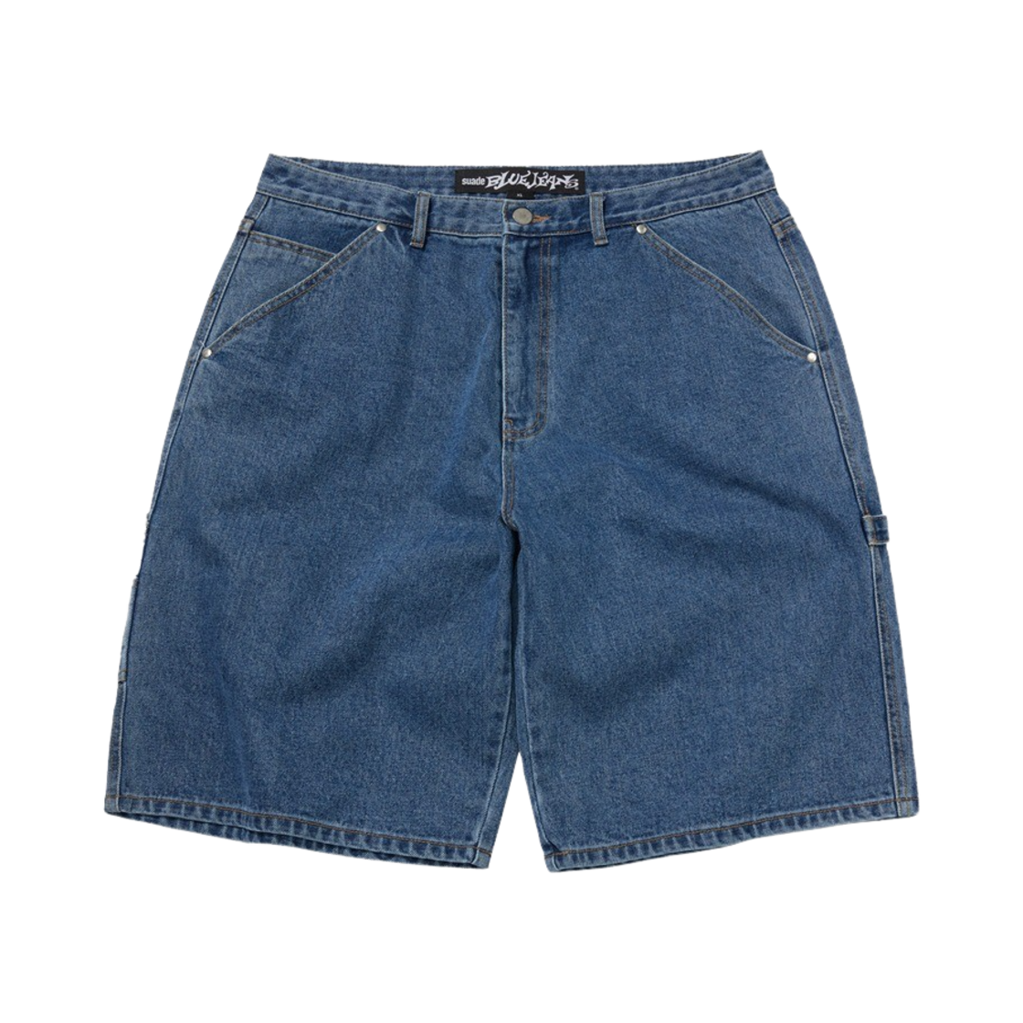 스웨이드 카펜터 데님 쇼츠 블루(Suade Carpenter Denim Shorts Blue)