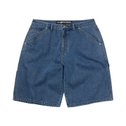 Suade Carpenter Denim Shorts Blue