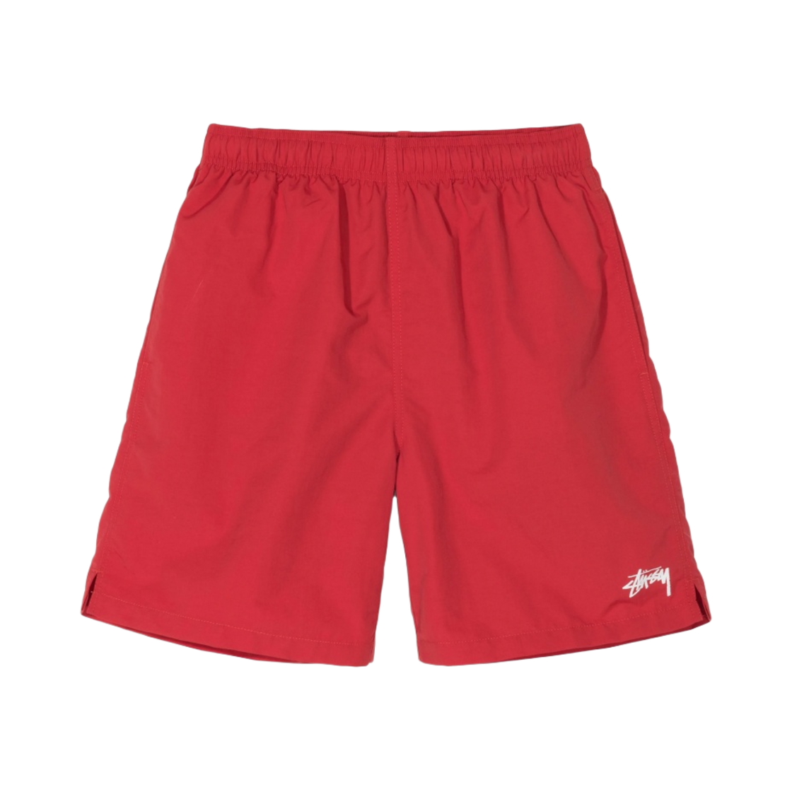 스투시 스탁 워터 쇼츠 레드