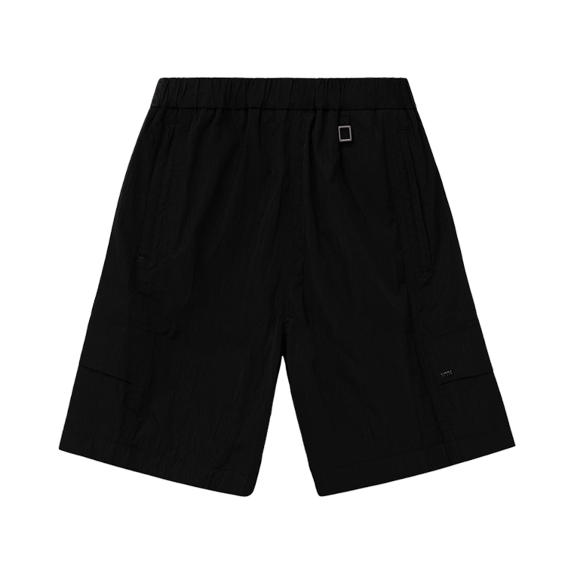 W251PT36926B Wooyoungmi Nylon Banding Shorts Black - 25SS