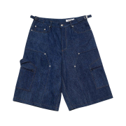 Haleine Carpenter Cargo Bermuda Shorts Blue (VB204)
