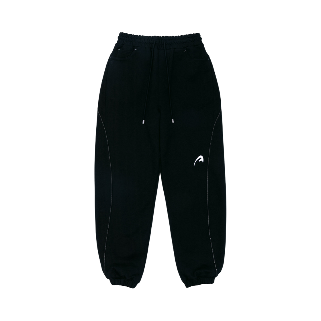 BMADSSSP0101BK Ader Error A Peec Logo Sweatpants Noir