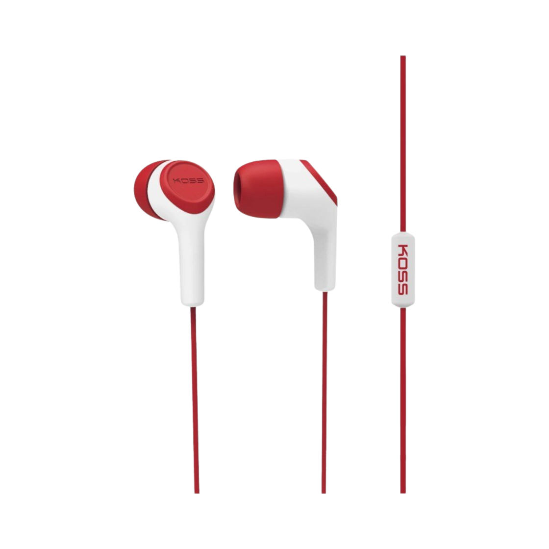 - Koss KEB15i Earphones Deep Red