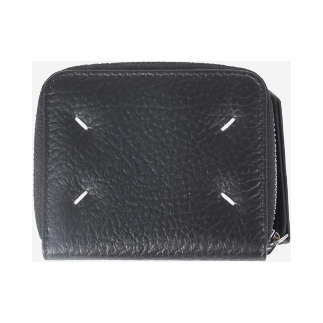 메종 마르지엘라 집 어라운드 레더 지갑 블랙(Maison Margiela Zip Around Leather Wallet Black)