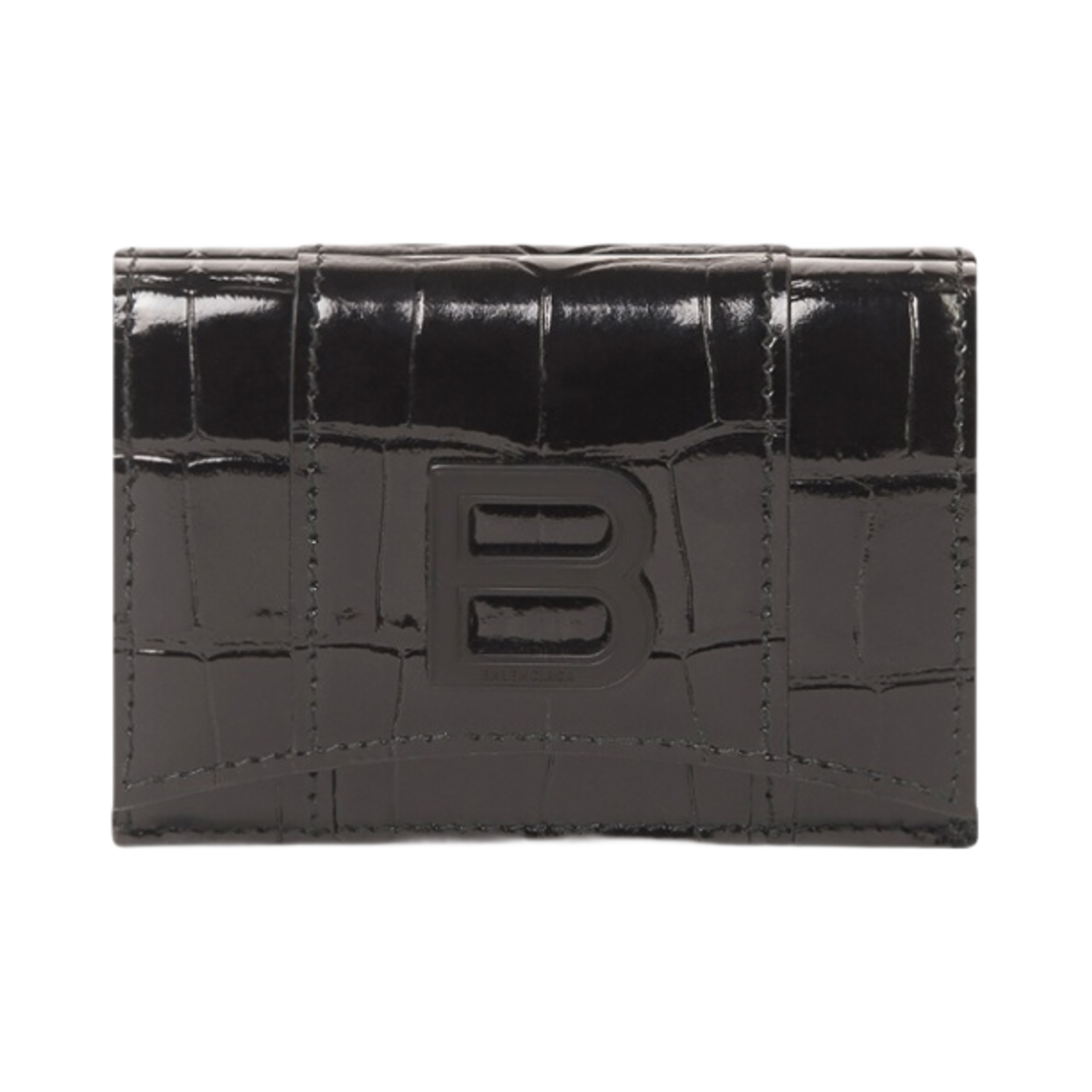 발렌시아가 아워글래스 미니 지갑 블랙(Balenciaga Hourglass Mini Wallet Black) - 1