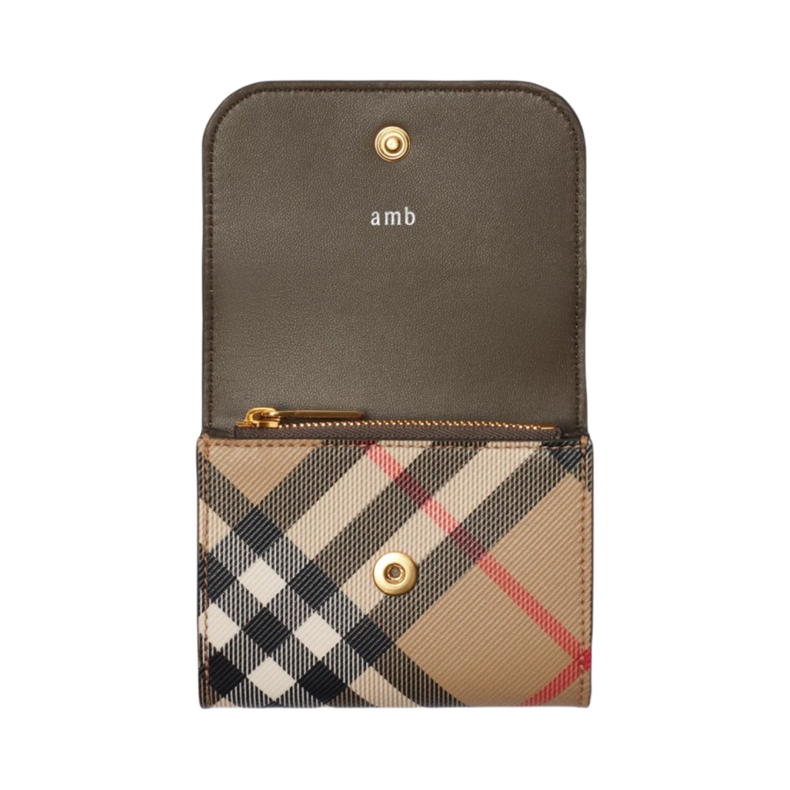 버버리 체크 컴팩트 월렛 샌드(Burberry Check Compact Wallet Sand) - 2