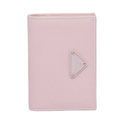 Prada Small Saffiano Leather Wallet Alabaster