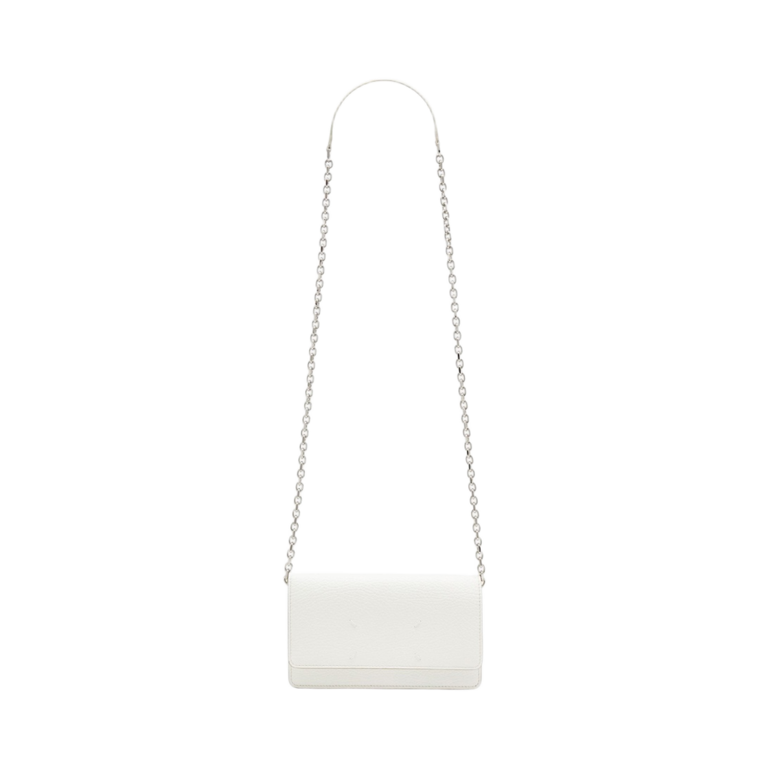 메종 마르지엘라 포 스티치 체인 플랩 지갑 화이트 - 22SS(Maison Margiela Four Stitches Chain Flap Wallet White - 22SS) - 3