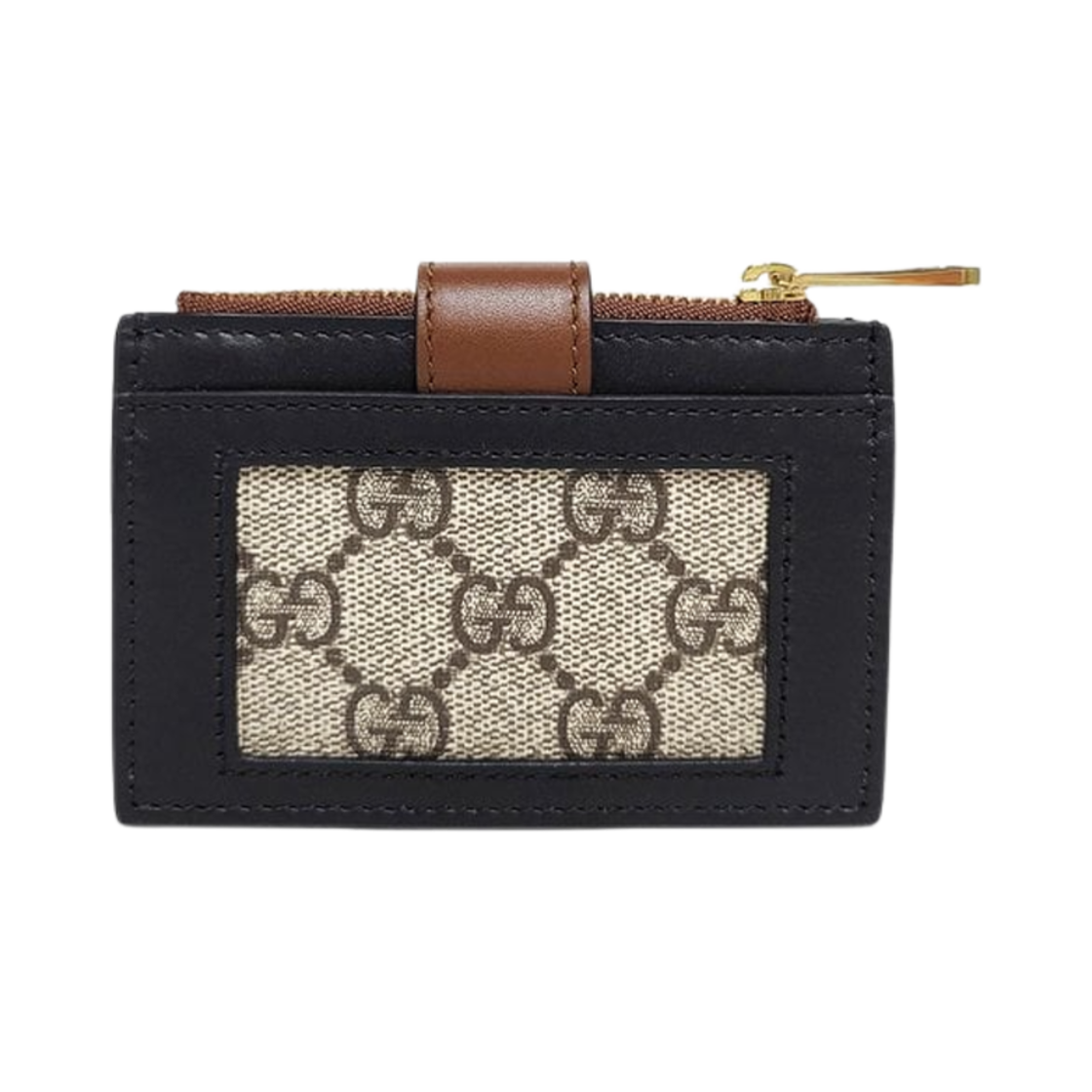 구찌 패들락 카드 케이스 베이지 블랙(Gucci Padlock Card Case Beige Black) - 2