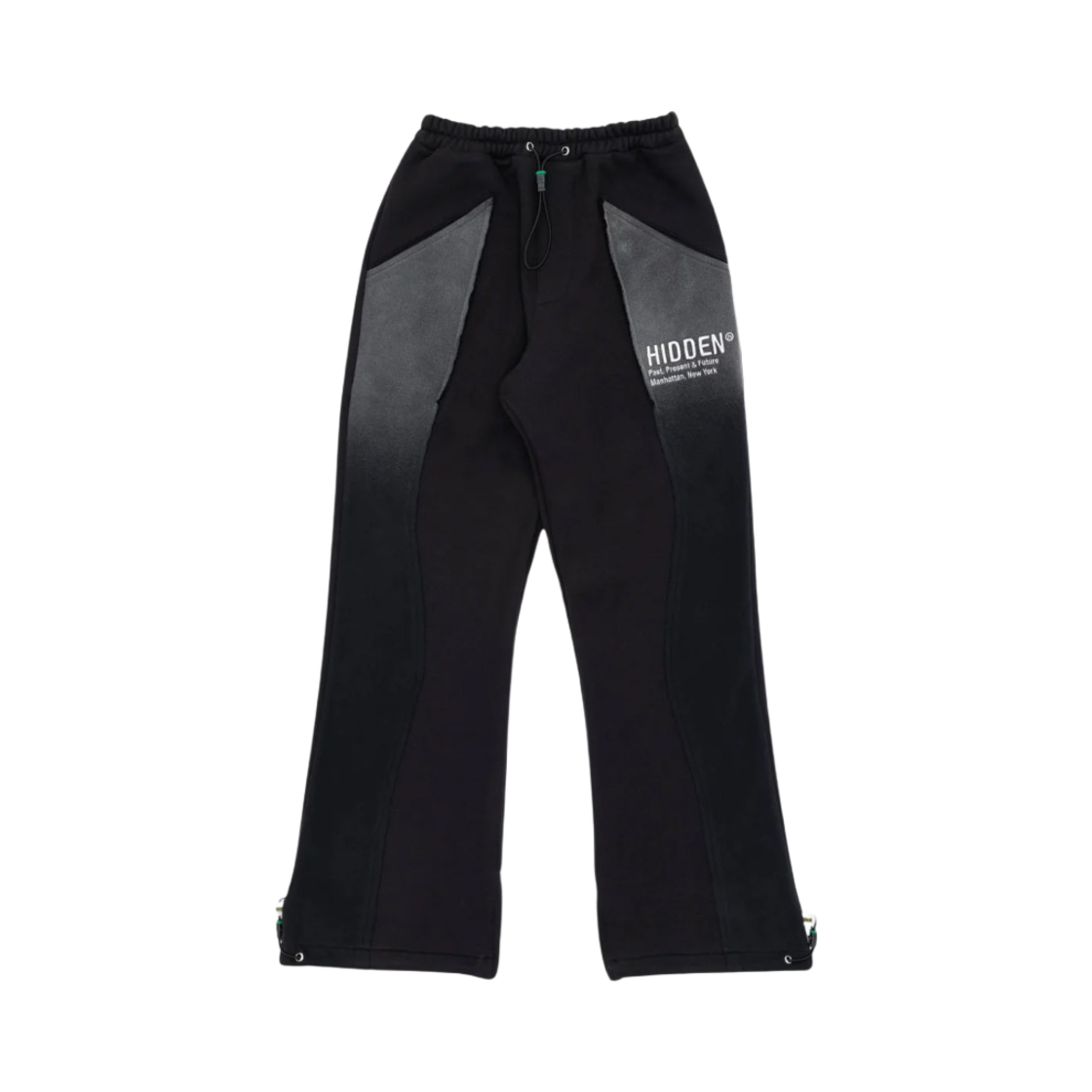히든 NY x 애니 커브드 심 스웨트팬츠 에이지드 블랙(Hidden NY x Annie Curved Seam Sweatpant Aged Black)