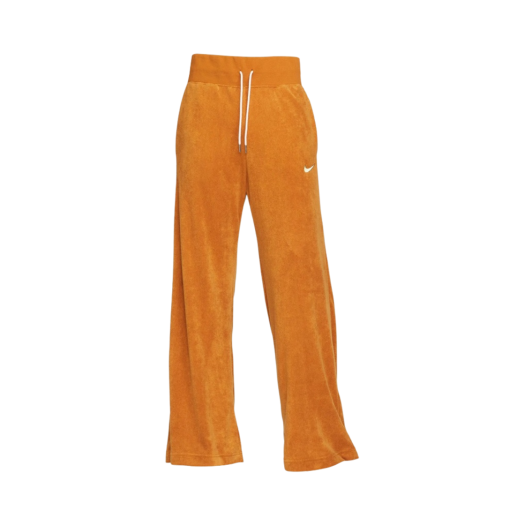 (W) Nike NSW High Waisted Wide Leg Terry Pants Desert Ochre - US/EU