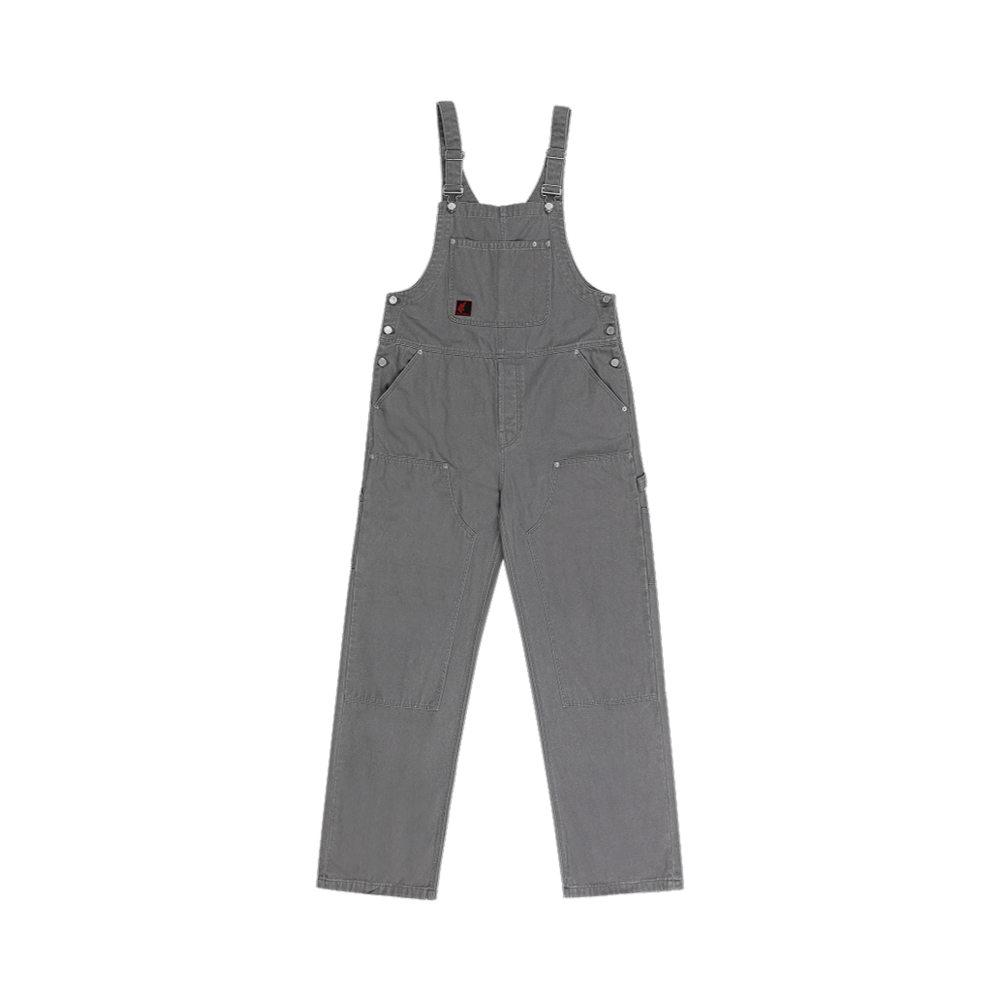 헤베츠 우먼 가먼트다잉 워크 오버롤 그레이(Hevets W Garment Dyeing Work Overalls Grey)