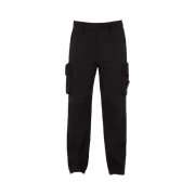 Stone Island 32003 Stretch Cotton Tela Paracadute Cargo Pants Black - 22SS